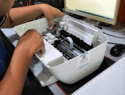 repair printer azcom kulai